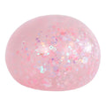 Glamour mega squeeze knijpbal bloem en glitter, 9cm