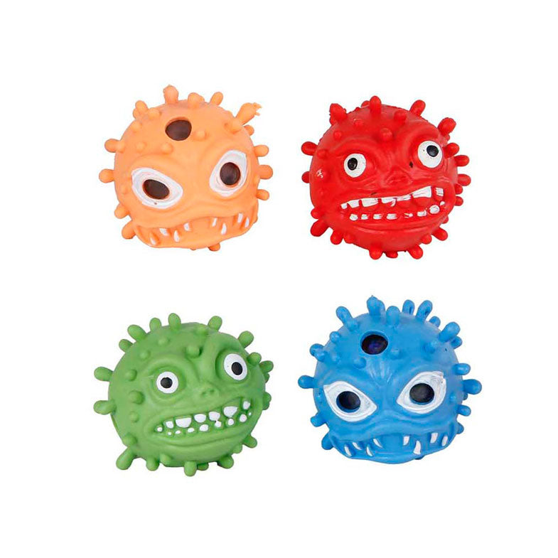 Brainboooom knijpbal monsters, 6,5cm