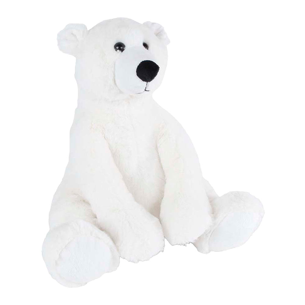 „Nimm mich nach Hause“-Plüschtier – sitzender Eisbär, 18 cm