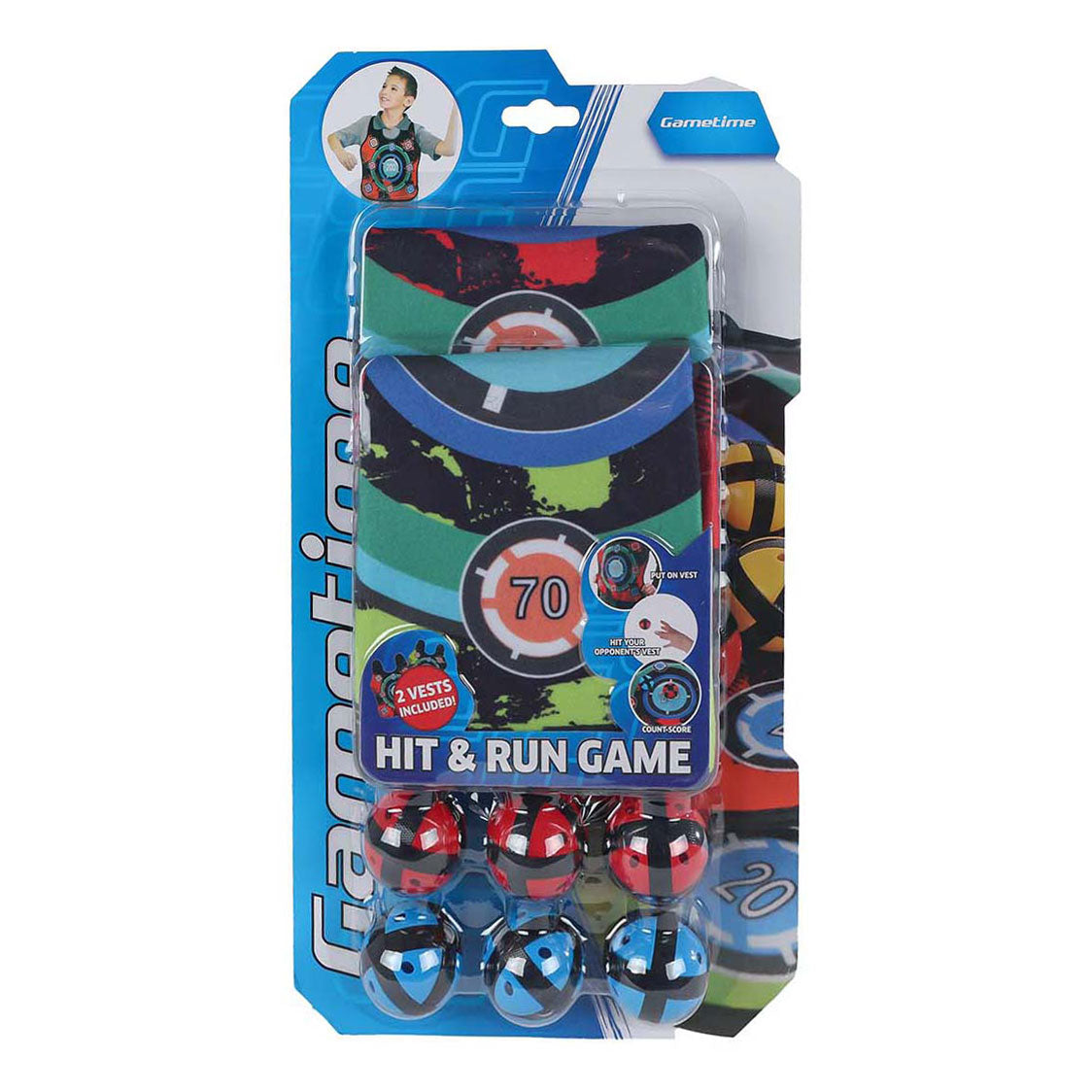 Spielzeit Klettverschluss-Hit-Run-Spiel