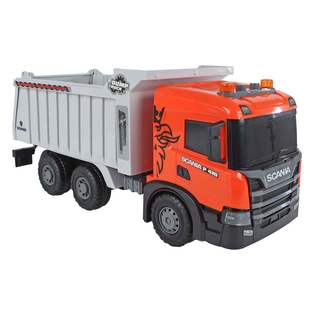 2-teiliges Scania-LKW-Kipper-Reibungsspiel mit Licht und Sound