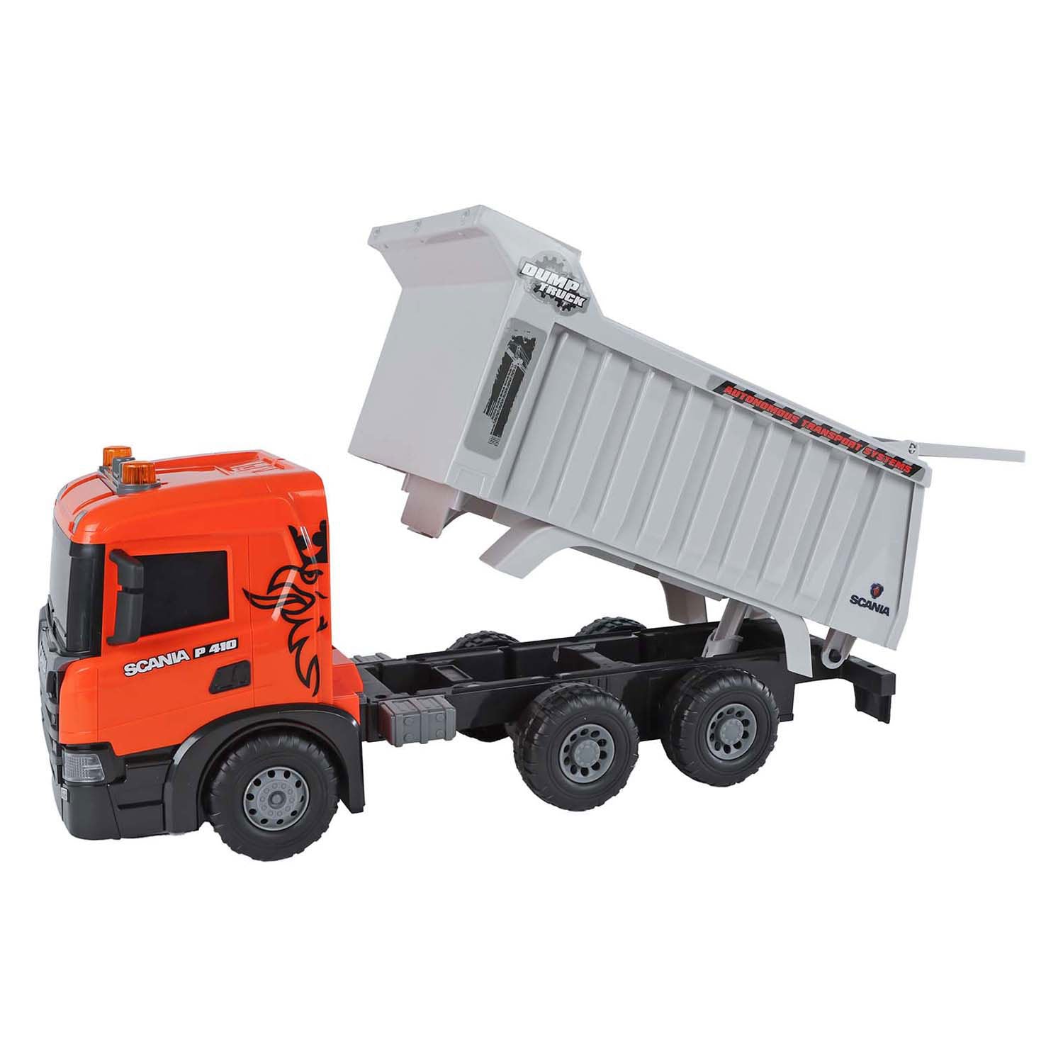 2-teiliges Scania-LKW-Kipper-Reibungsspiel mit Licht und Sound