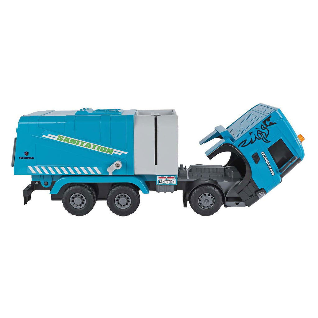 2-teiliges Scania Müllwagen-Reibungsspielzeug mit Licht und Sound