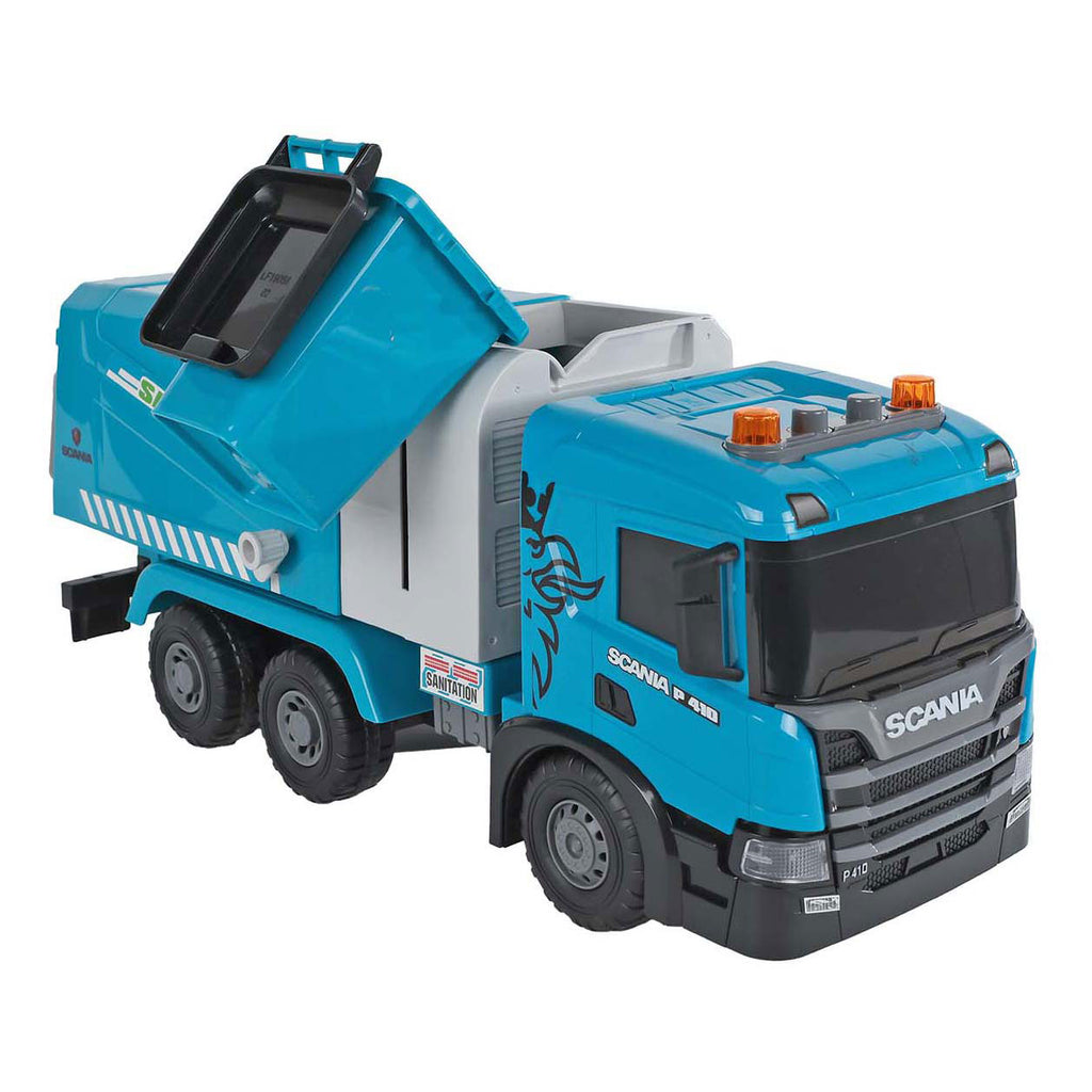 2-teiliges Scania Müllwagen-Reibungsspielzeug mit Licht und Sound