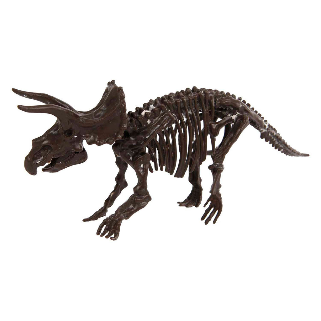 Dinoworld fossiel hakken puzzel met extra dinosaurus figuur
