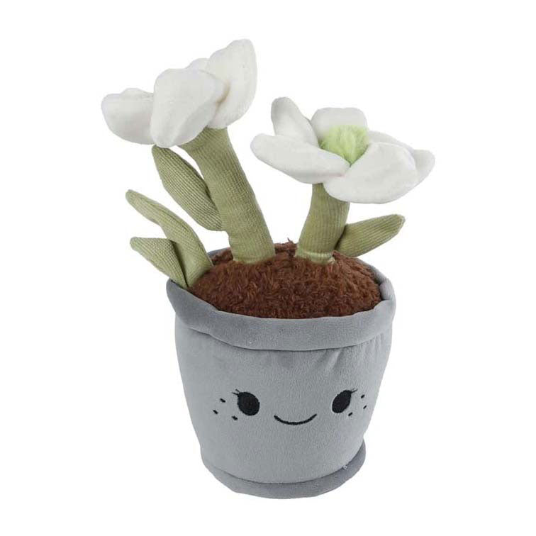 Nimm mich mit nach Hause Plüschpflanze l Weihnachtsrose - 24 cm