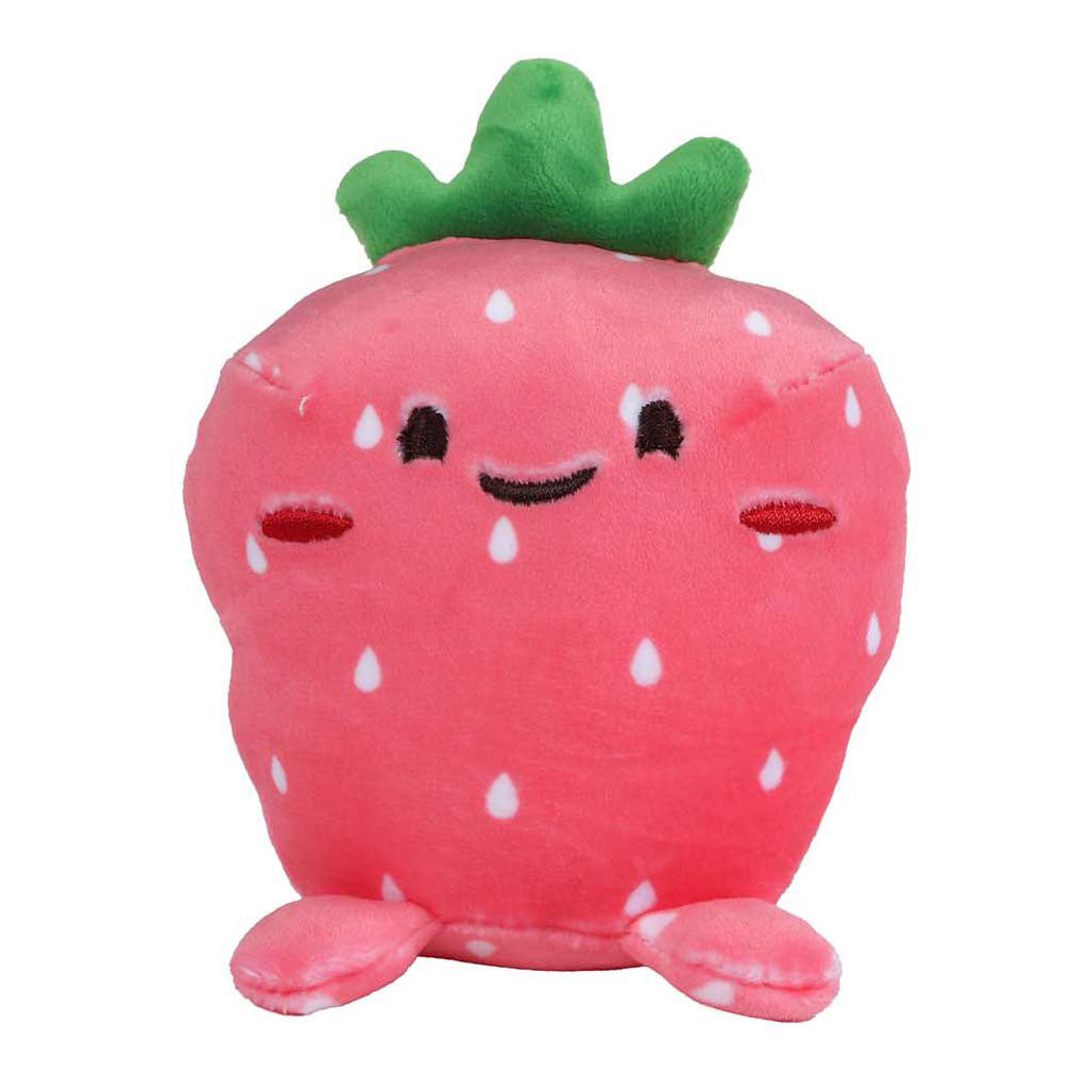 Fluffy menu groente fruit pluche 12-14cm