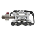 Messingschlager wellgo combi-pedaal aluminium zilver shimano compatible met qr-systeem