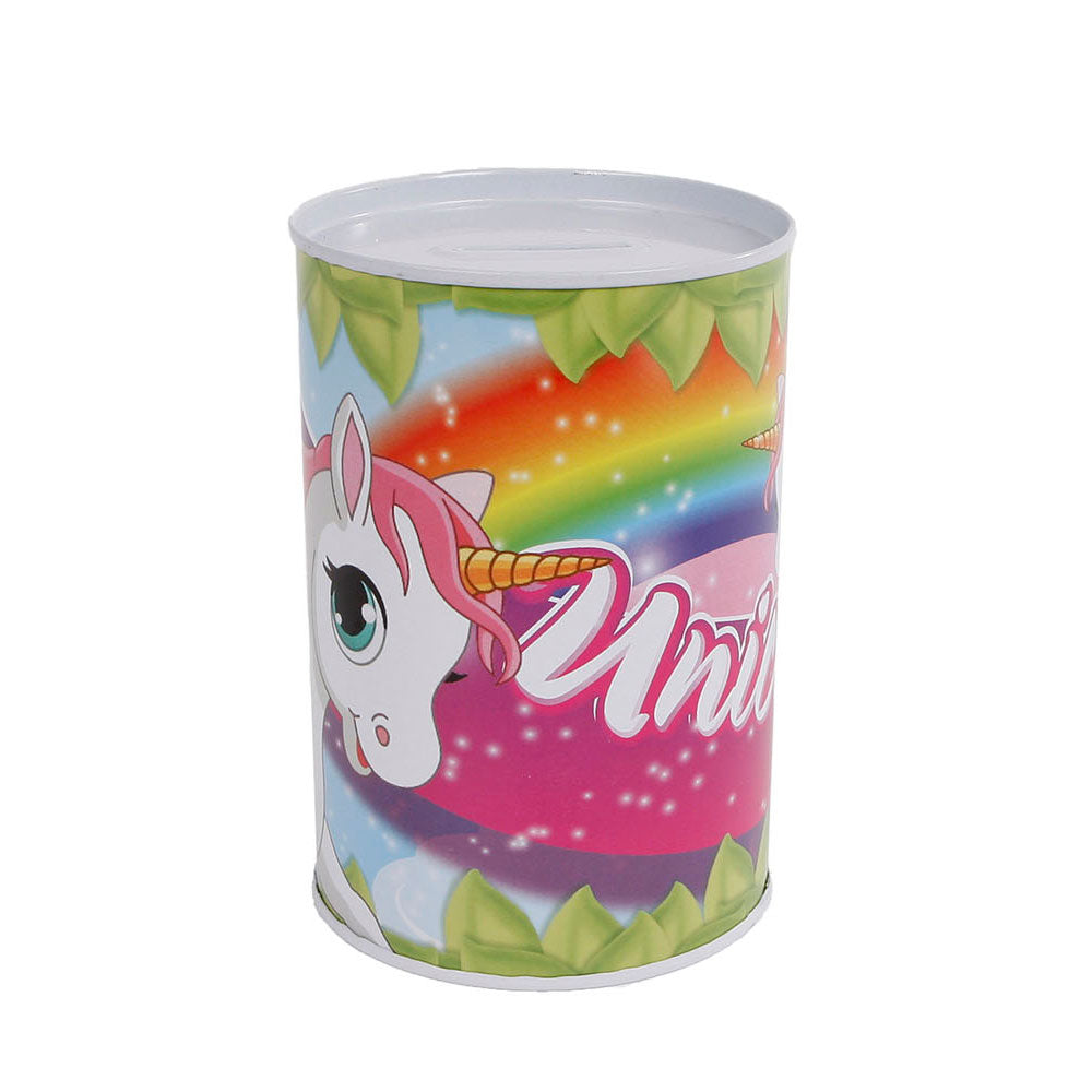 Einhorn-Spardose aus Metall
