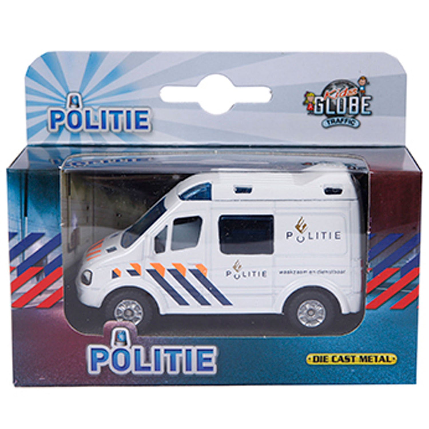 Kids Globe Polizei NL Druckguss PB 8cm