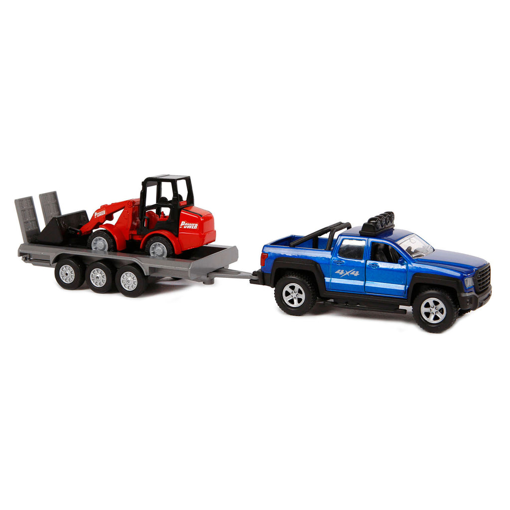 Kids globe terreinwagen met shovel 30cm