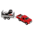 Kids Globe Mitsubishi-Modellauto aus Druckguss mit Minibagger, 27 cm
