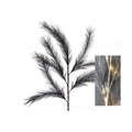 Hbx natural living pluimgras tak met led 72cm zwart