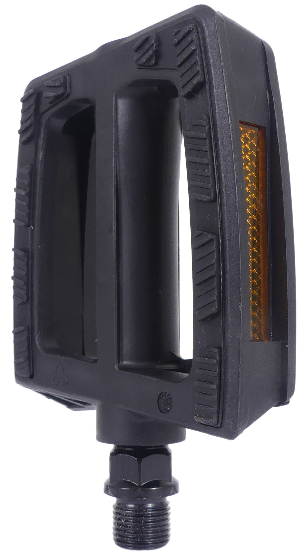 Edge pedaalset comfort city - zwart