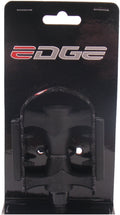 Edge pedaalset mtb kunststof met ijzeren rand - zwart