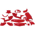 Edge plaatset 15-delig voor gilera runner tot bouwjaar 08-2005 - ferrari rood