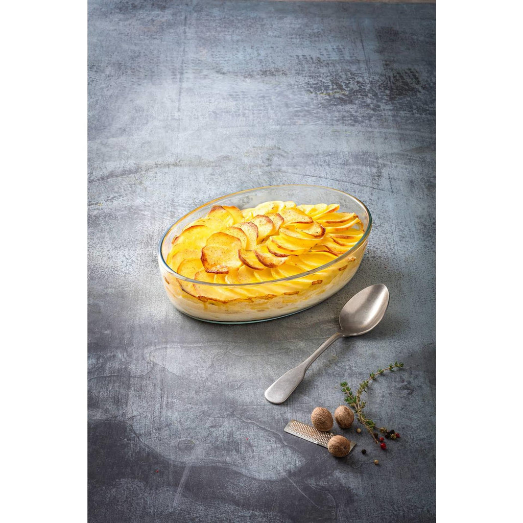 Pyrex ovenschaal ovaal 30x21cm. 2l glas