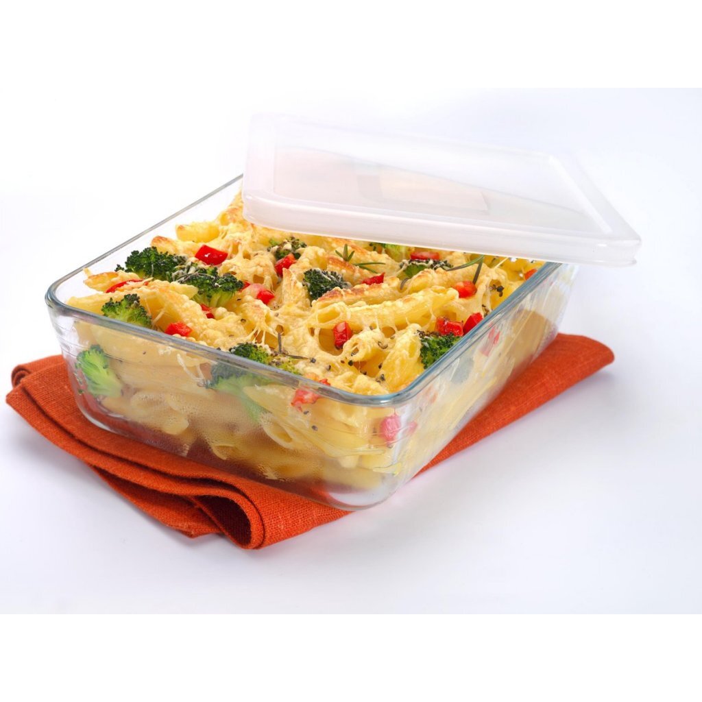 Pyrex Cook Freeze Glas-Auflaufform + Deckel 4l transparent