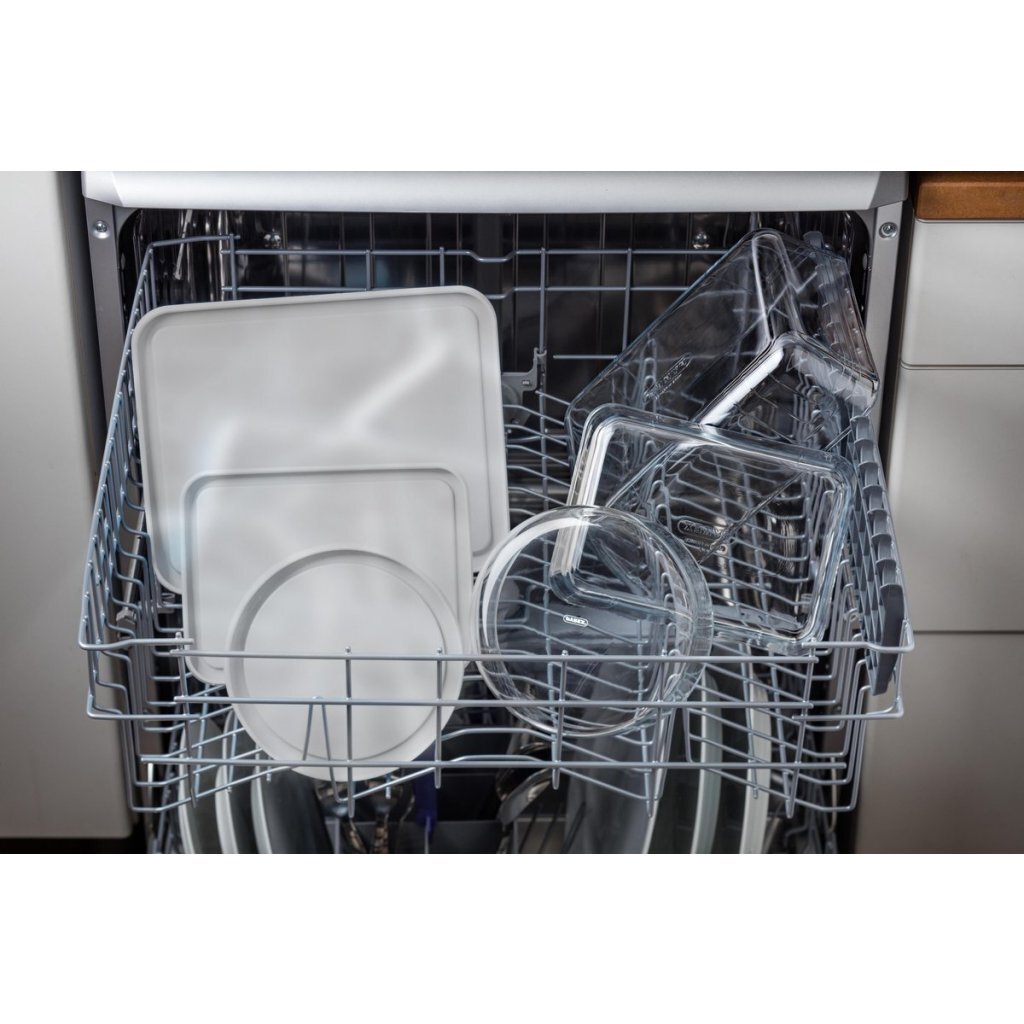 Pyrex Cook Freeze Glas-Auflaufform + Deckel 4l transparent