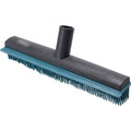 Schrobbezem siliconen 31cm zwart blauw