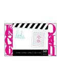 Heidi swapp • letterbord alfabet 1,3cm 147pcs pink