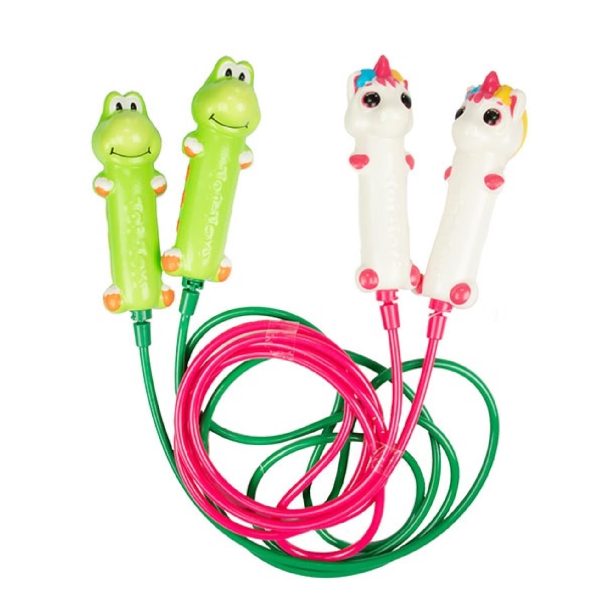 Toi-toys toi toys play out springtouw met dieren handvat 230cm 2 assorti