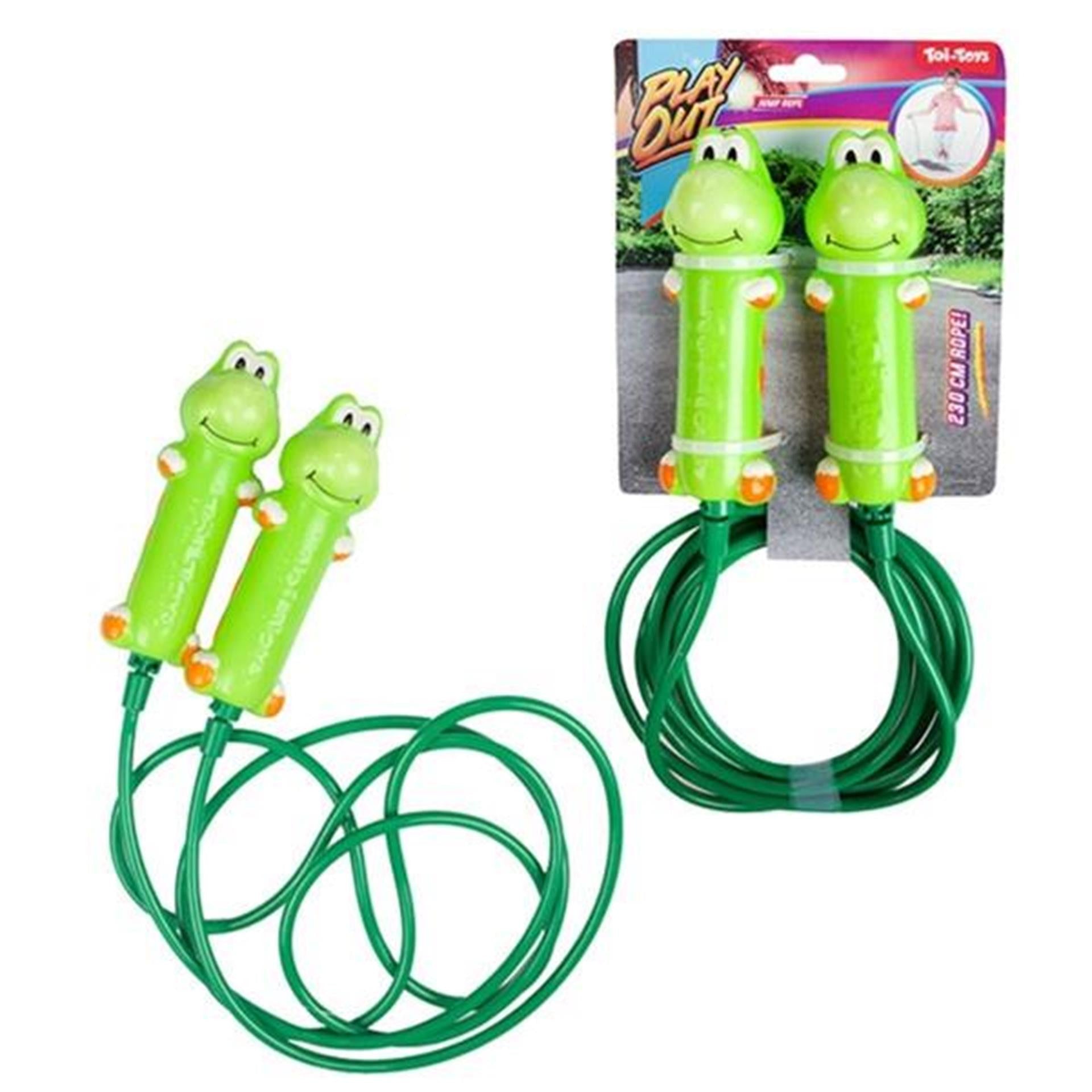 Toi-toys toi toys play out springtouw met dieren handvat 230cm 2 assorti