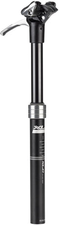 Xlc sp-t09 dropper zadelpen - 27.2x340mm - 80mm verstelbare hoogte - zwart