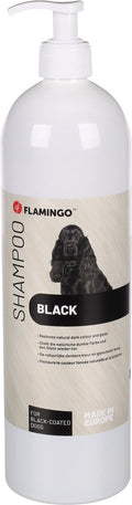 Flamingo hondenshampoo zwarte vacht – 1l – kleurherstellend hydraterend – vachtverzorging