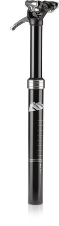 Xlc sp-s07 zadelpen - comp - verend - 30.9x350mm - aluminium - 70-85kg - zwart
