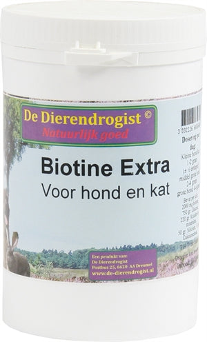 Biotinpulver aus der Tierapotheke + Kräuter für Hunde und Katzen
