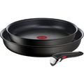 Tefal koekenpan set 3-delig ( 24 28cm + handgreep)