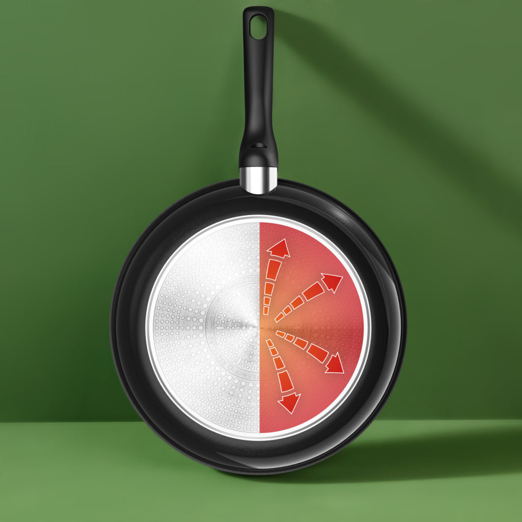 Tefal Kochgeschirr Tefal Renew Schwarze Bratpfanne 24 cm Schwarz