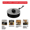 Tefal excellence ceramic hapjespan ø24cm + deksel