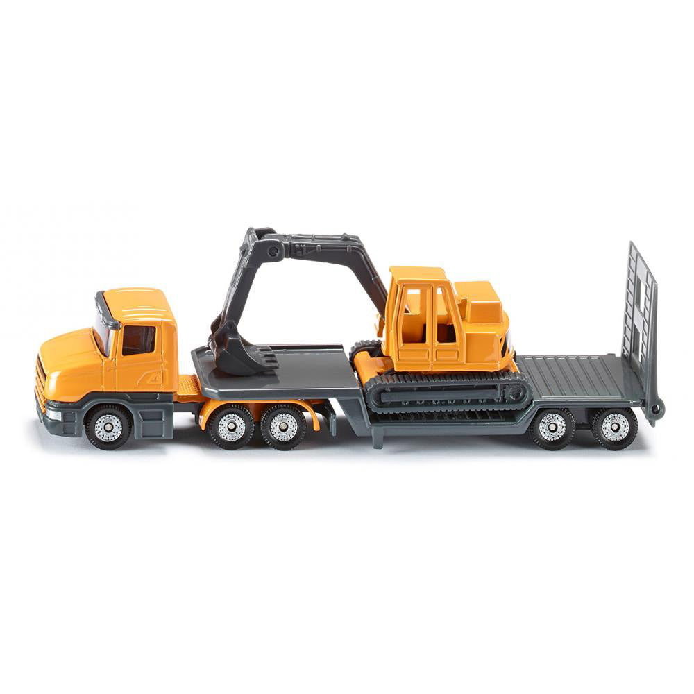 Siku 1611 Tieflader mit Bagger
