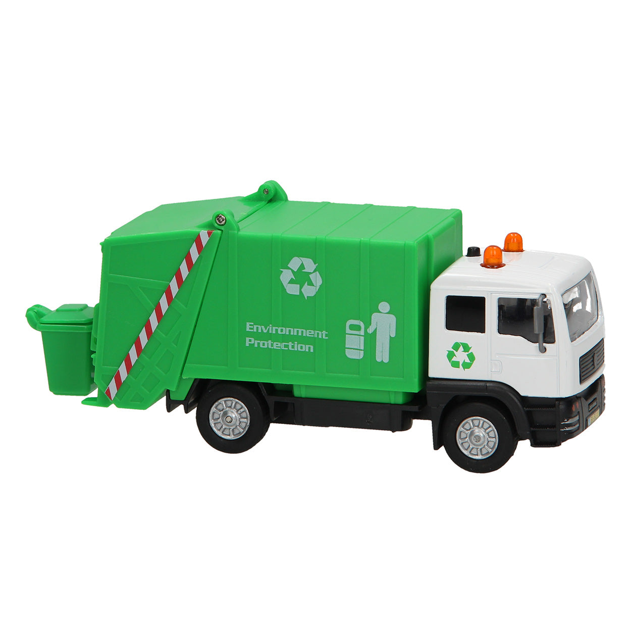 Kids globe vuilniswagen met licht en geluid