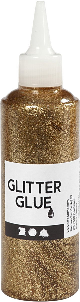Creativ Company Glitzerkleber Gold, 118 ml