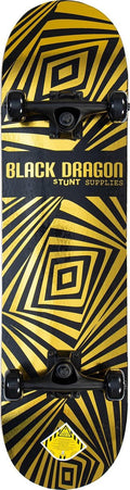 Black dragon skateboard - prism blox - goud zwart - 100kg one size