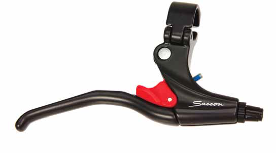Saccon Bremshebelset V-Bremse mit Parkposition, schwarz