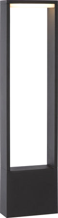 Lucide goa - sokkellamp - led - 1x10w 3000k - ip54 - antraciet