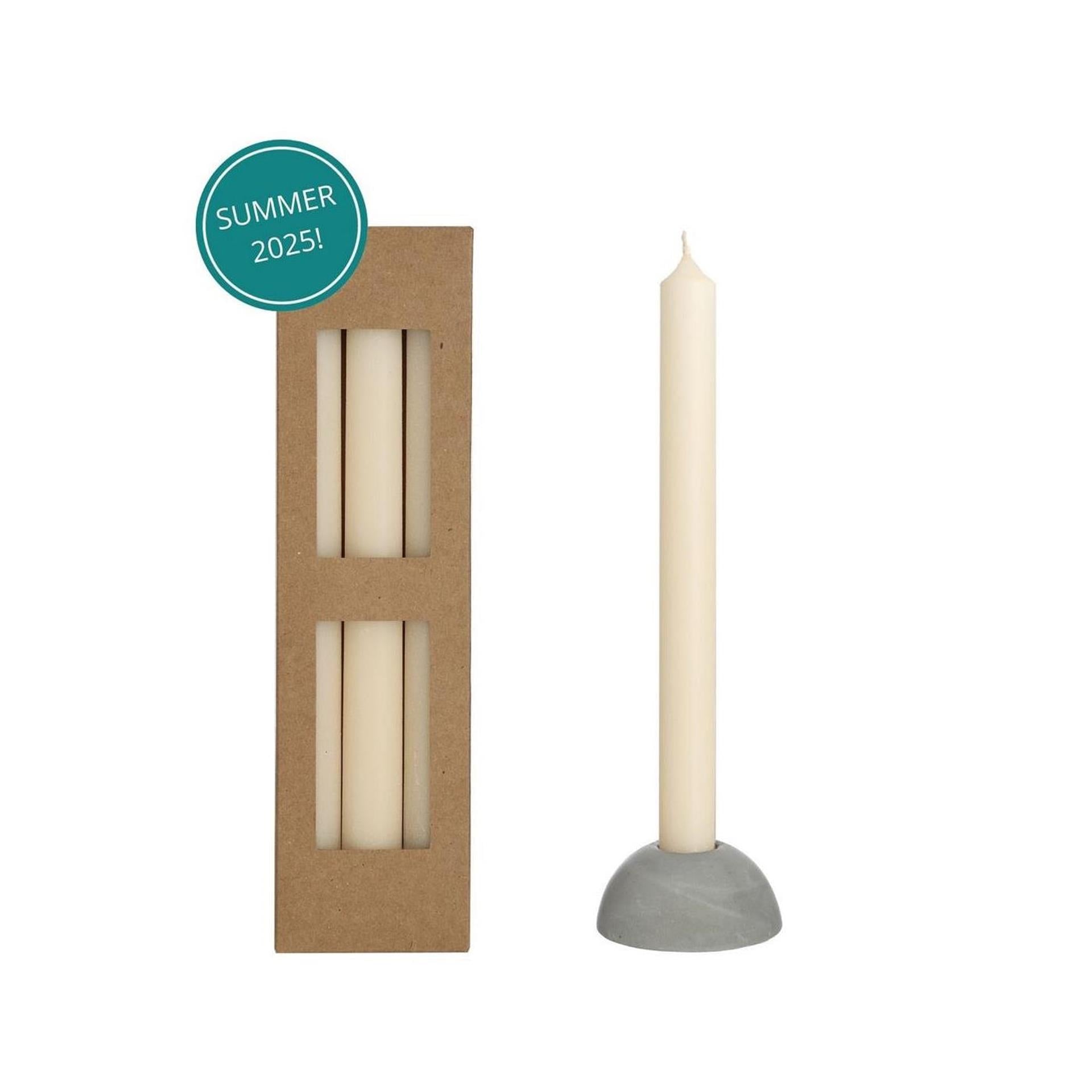 Ideas 4 seasons dinerkaars bliss crème set a 3 stuks ø2,2xh25cm