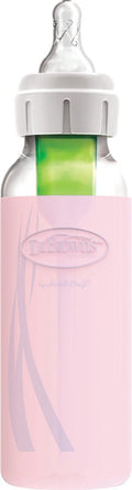 Dr. brown's flesbeschermer - smalle halsfles - 250ml - roze