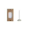 Ideas 4 seasons kaarsen h14cmxø1.2cm wit set a 12 stuks