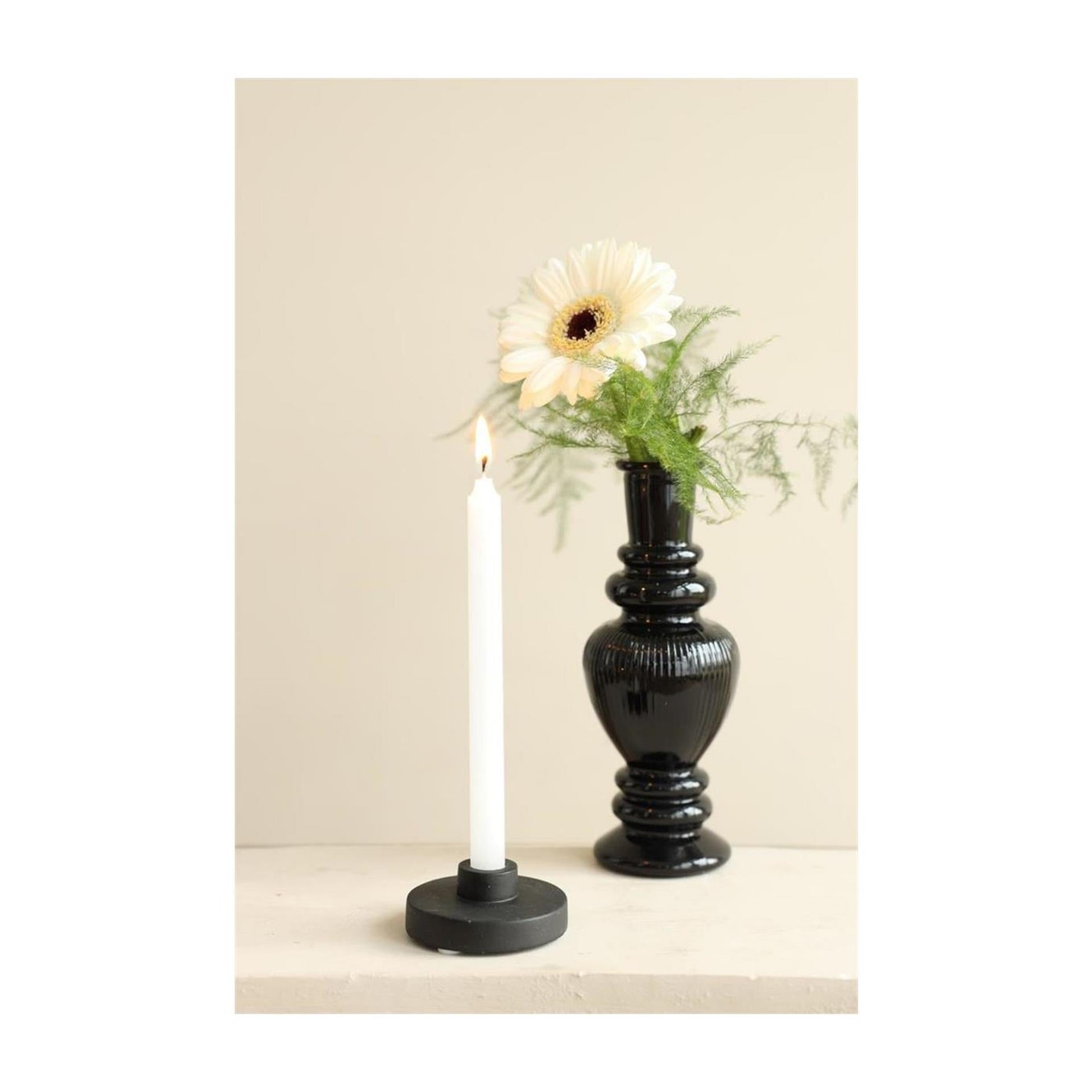 Ideas 4 seasons kaarsen h14cmxø1.2cm wit set a 12 stuks