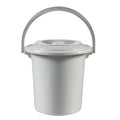 Curver toiletemmer+ deksel grijs 10ltr