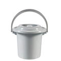 Curver toiletemmer 5l licht grijs