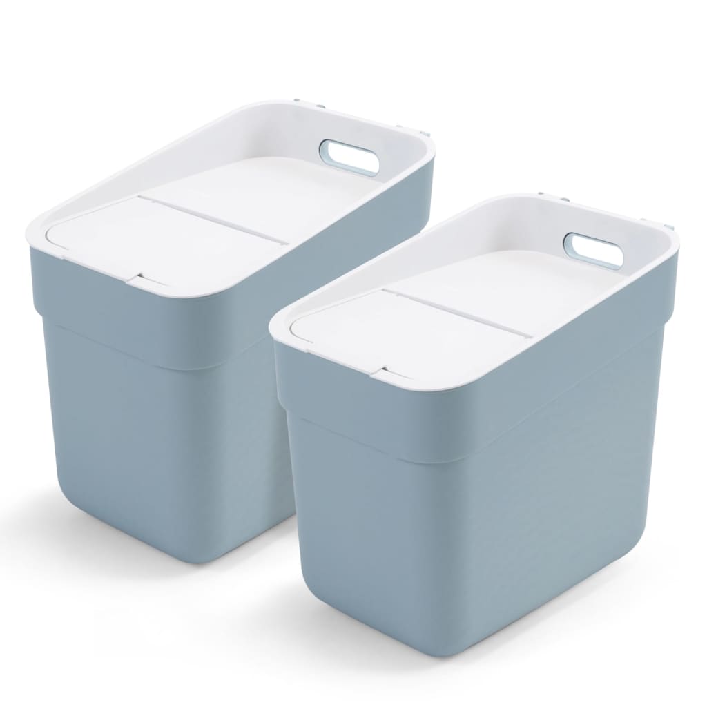 Curver Abfalleimer, bereit zur Sammlung, 20 l, blaugrau