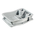 Curver Abtropfgestell mit Abtropfschale, grau