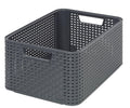 Curver style mand m stapelbaar antraciet