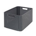 Curver style mand l stapelbaar antraciet